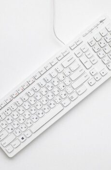 White keyboard