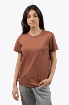 Basic brown cotton t-shirt